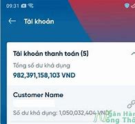 Số Dư Tài Khoản Trong Tiếng Anh